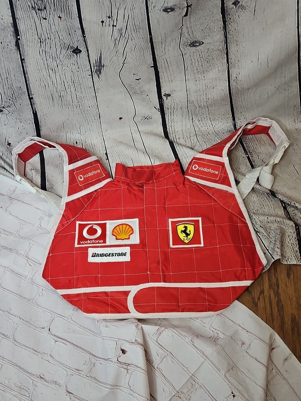 Ferrari Official Gear F1 Driver Uniform Backpack Red Patches